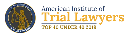 American Institute of Trail Lawyers Top 40 under 40 2019 transparent